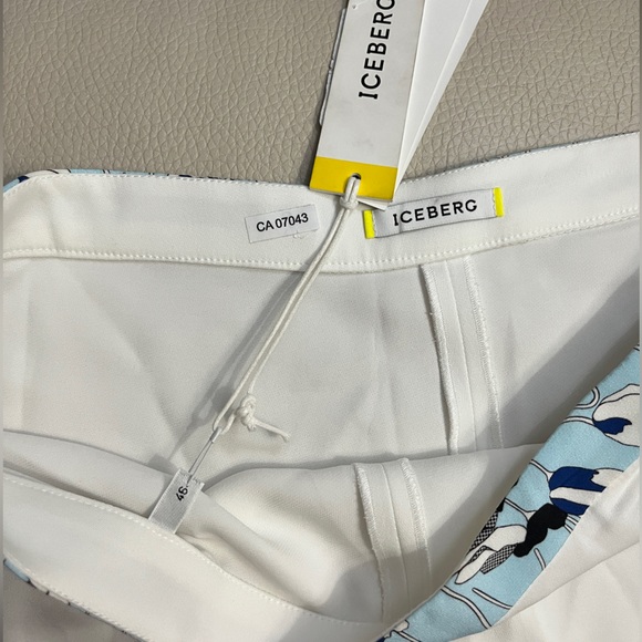 NWT - Iceberg Women’s 100% Silk Mini Skirt - EU 46/ US 31 - Picture 5 of 6